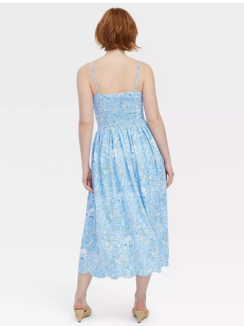 NWT Roller Rabbit x Target Floral Vines Drop Waist Midi A-Line Dress - Medium - Picture 4 of 4